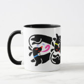Mug de Doxies tordues noires (Gauche)