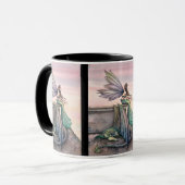 Mug de dragon de fée de canard enchanté (Devant gauche)