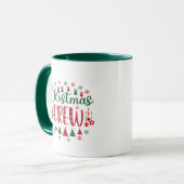 Mug de famille pour tout l'équipage de Noël (Devant gauche)