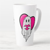 Mug de fantôme d'amour éffrayant (Angle droit)
