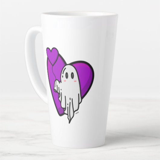 Mug de fantôme d'amour éffrayant (Angle gauche)