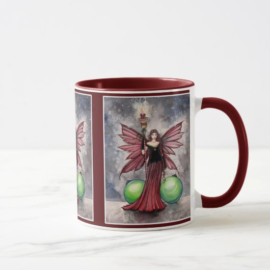 Mug de fées de Noël par Molly Harrison (Droite)