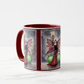 Mug de fées de Noël par Molly Harrison (Devant gauche)
