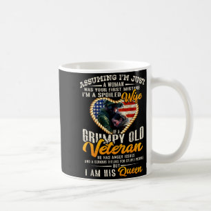 Mug De Femme Gâtée Vieux Vétéran Grincheux