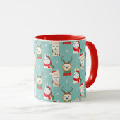 Mug de fentes de Noël (Devant droit)