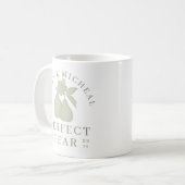 Mug de Fête de Fiançailles Parfait Poire Vert Saug (Devant gauche)
