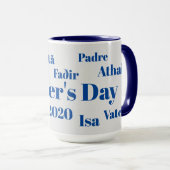 Mug de Fête des pères internationale (Devant droit)