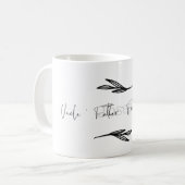 Mug de fête des pères pour oncle (Devant gauche)
