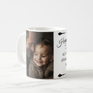 Mug de fête du Père personnalisé avec photo et nom