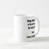 Mug de fête du père personnalisé - Nom et oreille  (Devant droit)