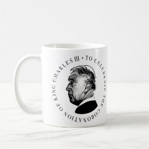 Mug de fête pour le roi du couronnement Charles II