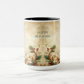 Mug de fêtes florales de Noël (Centre)