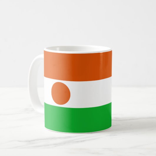 Mug de Fierté du drapeau du Niger (Devant gauche)