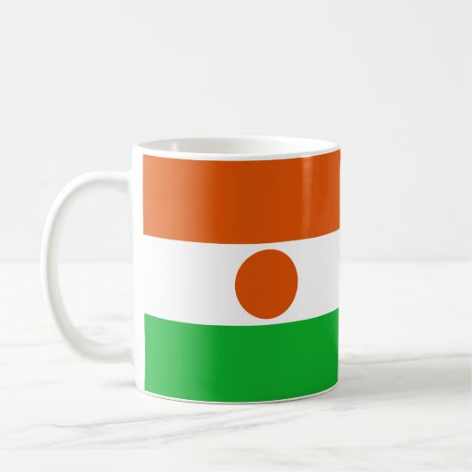 Mug de Fierté du drapeau du Niger (Gauche)