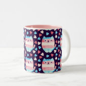 Mug de fierté transgenre de chat (Devant droit)