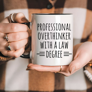 Mug de fin d'études d'avocat, Cadeau d'avocat, Mug