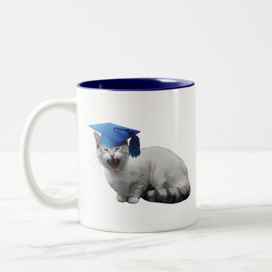 Mug de fin d'études de chat (Gauche)