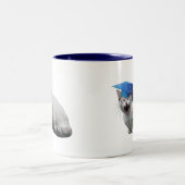 Mug de fin d'études de chat (Centre)