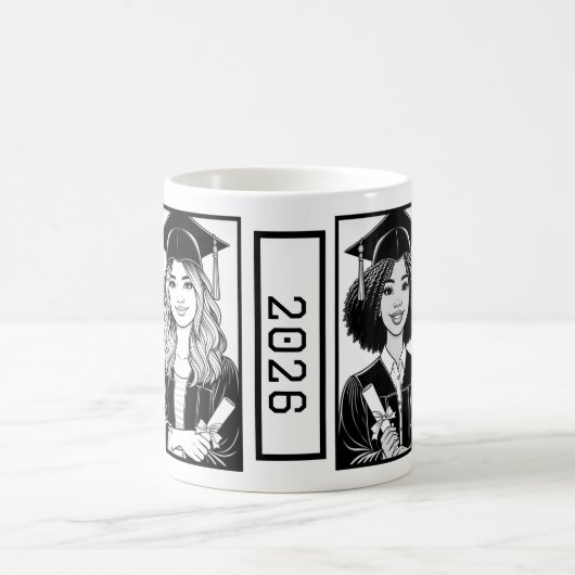 Mug de fin d'études des meilleurs amis 2026 (Centre)