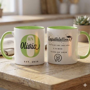 Mug de fin d'études infirmière personnalisé - Cade