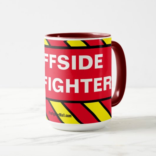 MUG DE FIREFIGHTER À LA FALADE (Devant droit)