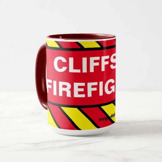 MUG DE FIREFIGHTER À LA FALADE (Devant gauche)