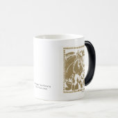 Mug de fjord norvégien, or (Devant droit)