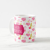 Mug de Flamants roses tropicaux (Devant gauche)