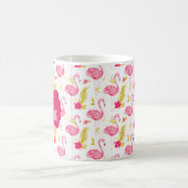 Mug de Flamants roses tropicaux (Centre)