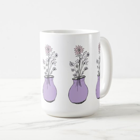Mug de fleurs communautaires (Devant droit)