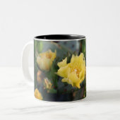 Mug de Fleurs de Cactus Jaunes (Devant gauche)