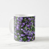 Mug de fleurs de printemps violettes (Devant gauche)