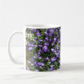 Mug de fleurs de printemps violettes (Gauche)