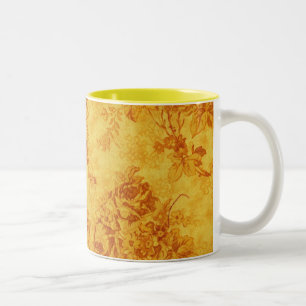 Mug de fleurs d'or