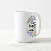 Mug de fleurs | Mug for Women | Un cadeau pour ell (Devant droit)