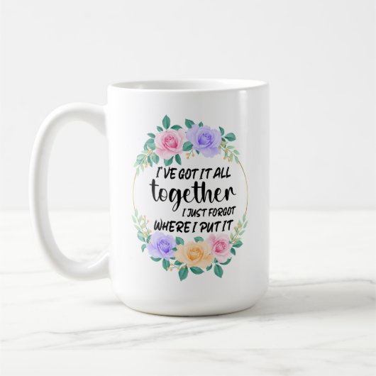 Mug de fleurs | Mug for Women | Un cadeau pour ell (Gauche)