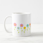 Mug de fleurs pastel (Gauche)