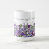 Mug de fleurs pourpres (Centre)