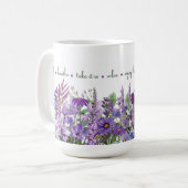 Mug de fleurs pourpres (Devant gauche)