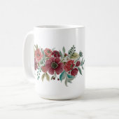 Mug de fleurs rouges (Devant gauche)