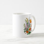 Mug de fleurs ukrainiennes (Devant droit)