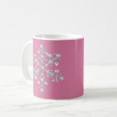 Mug de flocon de neige en cristal (Devant gauche)