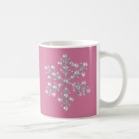 Mug de flocon de neige en cristal (Droite)