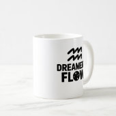 Mug de flux de Dreamer - Aquarius Zodiac Cup (Devant droit)