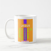 Mug de foi chrétienne avec le texte de Jésus est p (Gauche)