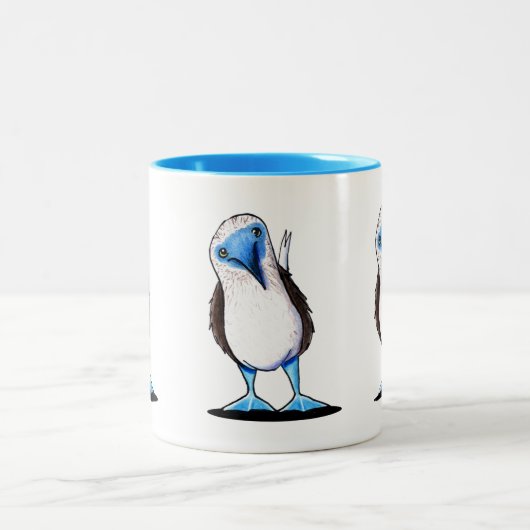 Mug de fond pied bleu (Centre)