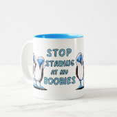 Mug de fond pied bleu (Devant gauche)