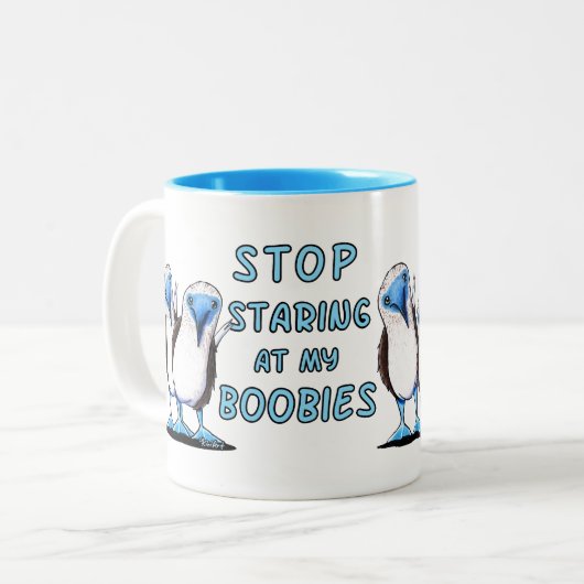 Mug de fond pied bleu (Devant gauche)