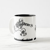 Mug de football rétro (Devant gauche)