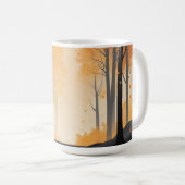 Mug de forêt d'automne - Coupe de café d'automne c (Devant droit)